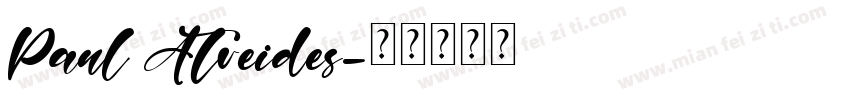 Paul Atreides字体转换